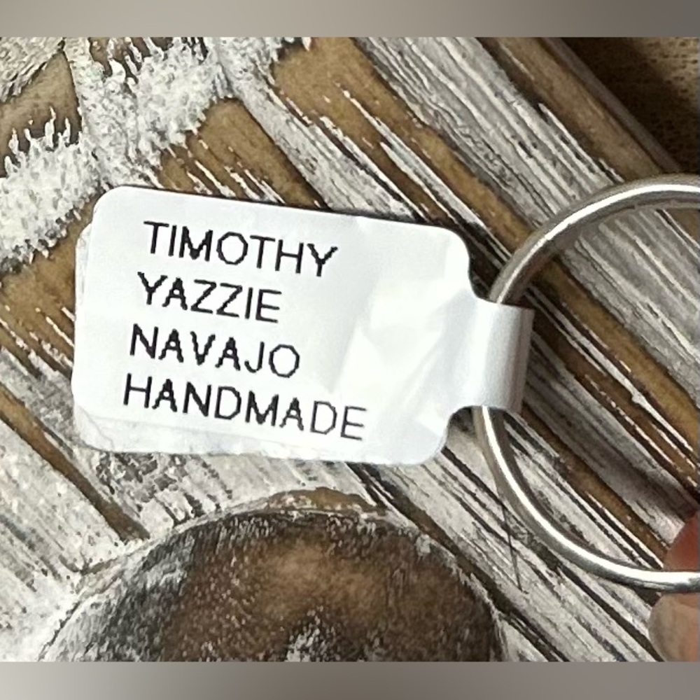 NWT Timothy Yazzie Navajo Handmade Palomino Ring - Picture 2 of 7